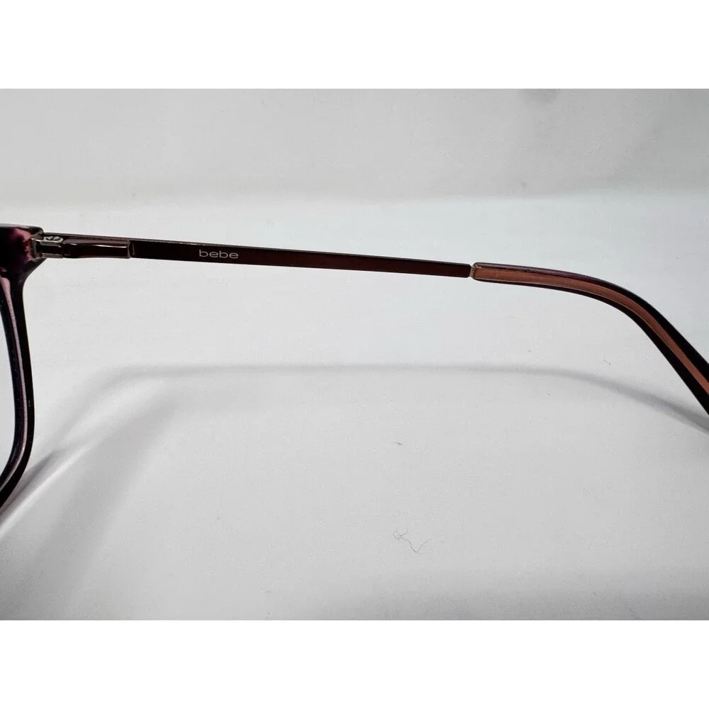 Bebe BB5187 Eyeglass Frames Only 55-16-140 Plum Pink Authentic